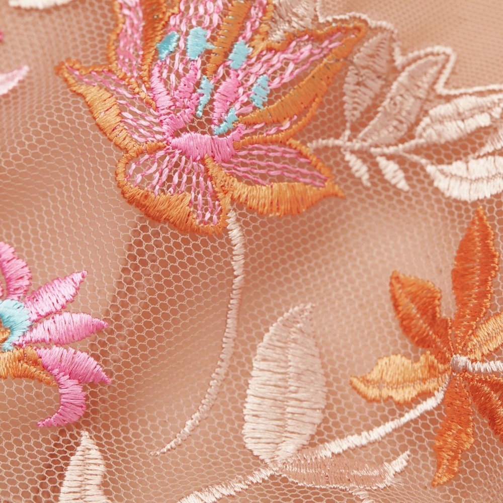 Floral Embroidered Mesh Fabric panties Here Comes The Sun - Picture 6 of 6